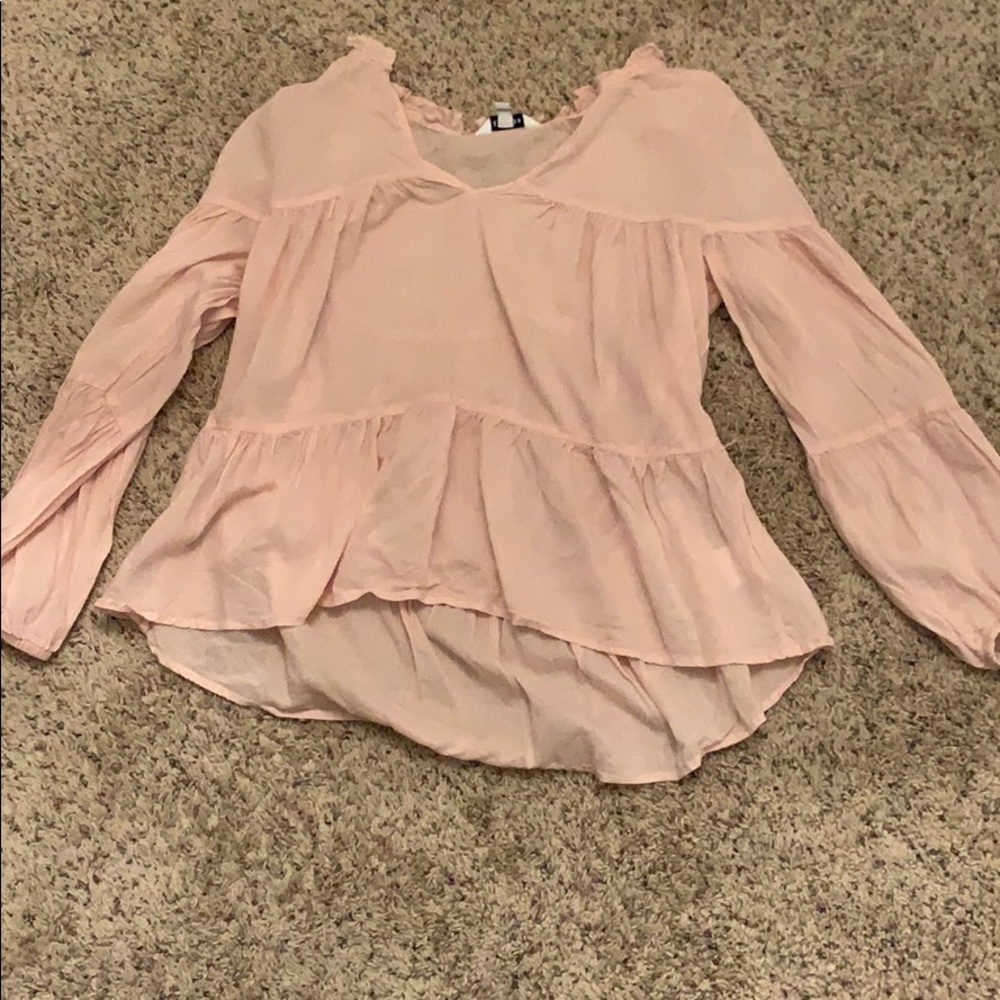 Express long sleeve blouse size small petite